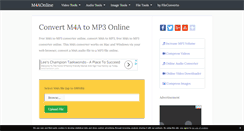 Desktop Screenshot of m4aonline.com